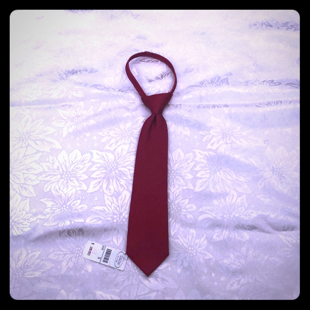 Talbots Boys Red Tie